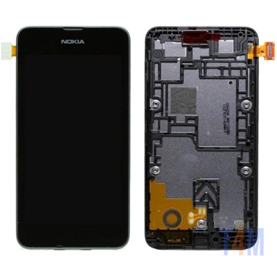 TOUCH+DISPLAY COM FRAME NOKIA LUMIA 530 PRETO